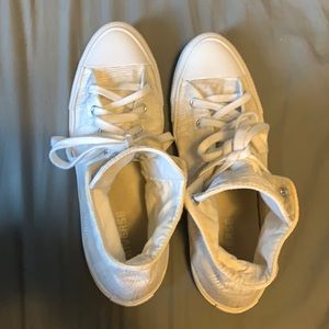 They are white only wore a couple times